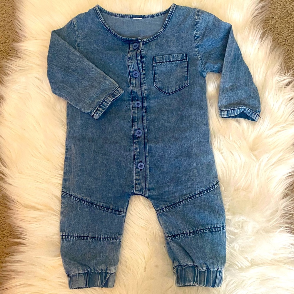 Denim Romper - unisex